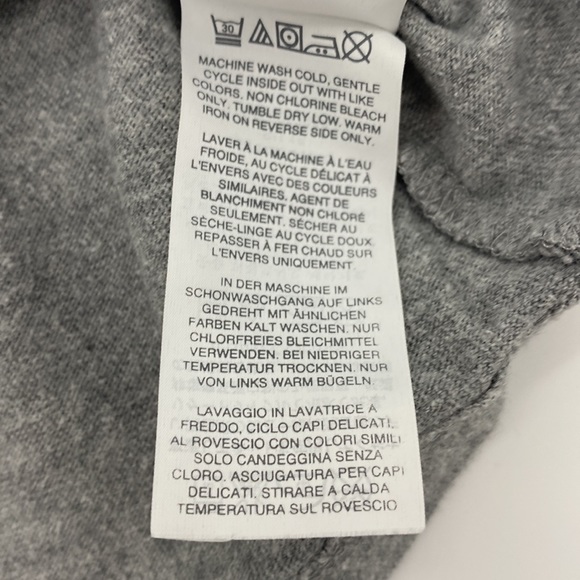Crewcuts Girls Grey Top Size 2 - Picture 6 of 7